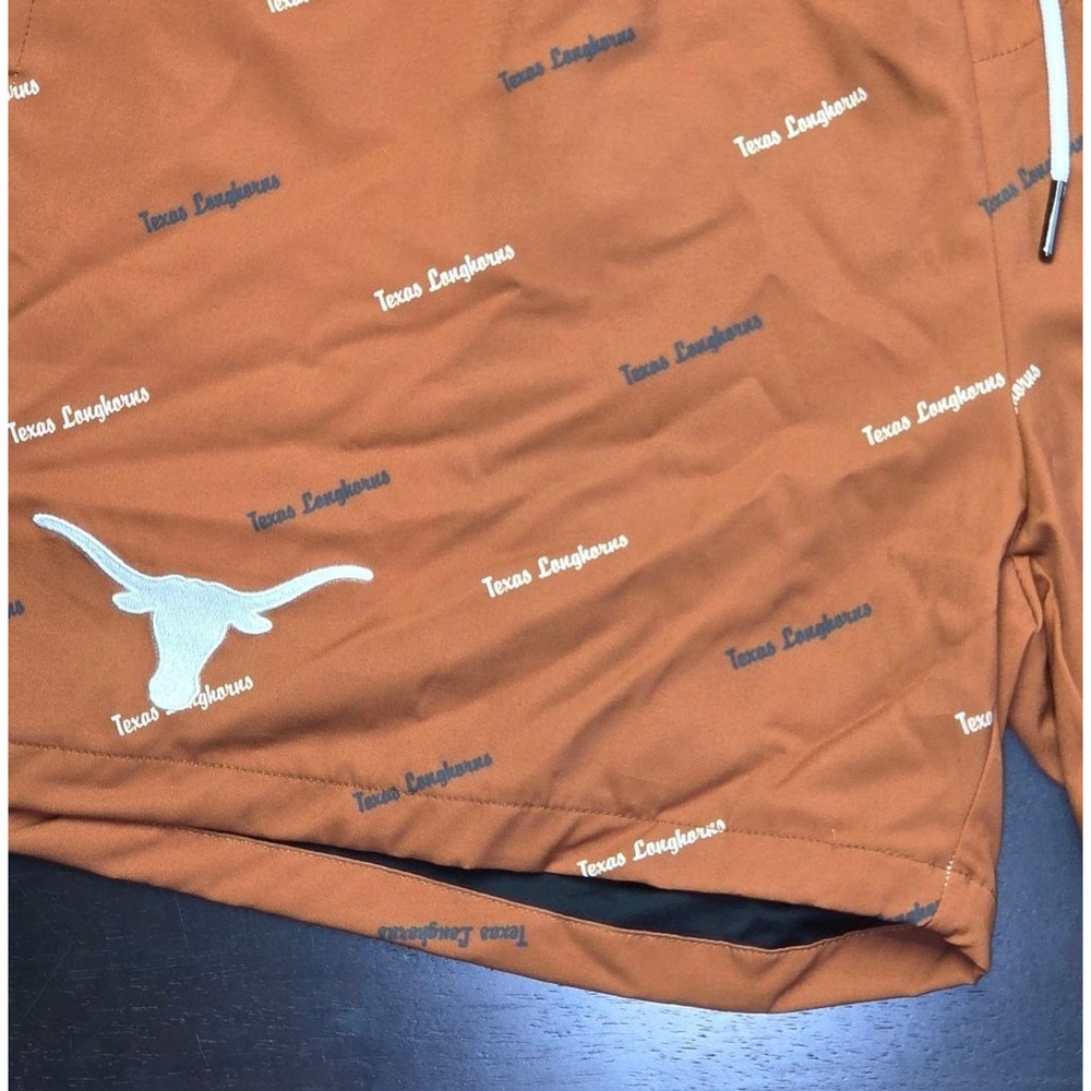 Dyme Lyfe Texas Longhorns Burnt Orange Swim Trunks Mens XL All Over Print Shorts - Picture 2 of 5